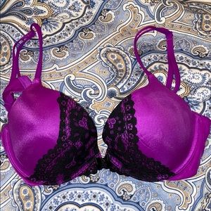 Purple/Pink colors push-up bra